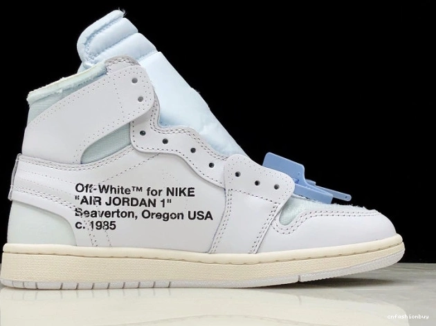 Retro White Off-White Air 1 Jordan AQ0818-100 High 0815